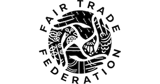 Fair Trade Federation (FTF) logo in black and white